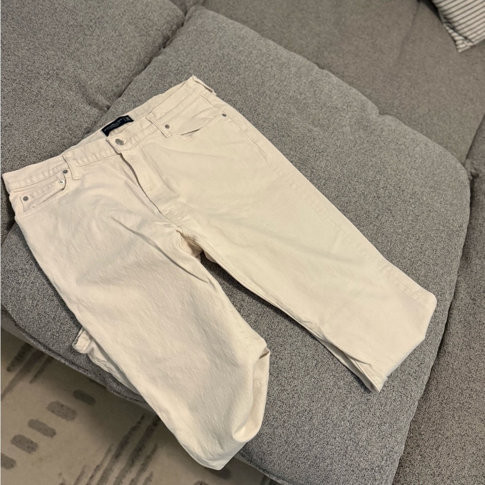Men's Cream Jeans